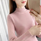 Sweater Women Half Turtleneck Pullover Fashion Pure Color Long-sleeved Slim Knitwear Top Trending Sweater Autumn Winter New
