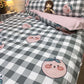 Simple Bedding Four-piece Set Single Double Light Luxury Trendy Home Student Dormitory Bedding