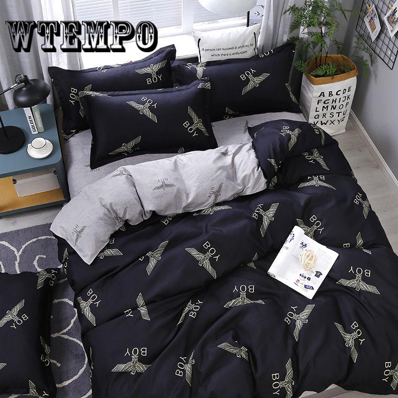 American Style Bedding Set AB Side Bed Set Super King Size Bed Linens