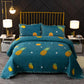 Crystal Fleece Blanket Double-sided Plus Fleece Blanket Sheet Thick Tatami Bedspread Quilted Non-slip Bed Cover Blanket Coral Fleece Blanket Soft