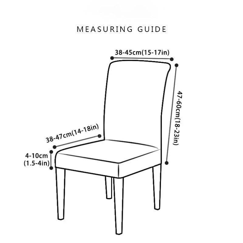 Thickened Printed Chair Cover Hotel Home American Jacquard Fabric Universal Universal Elastic One-piece Chair Cover