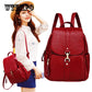 Women Pu Leather Backpack Female Bookbag Backbag Fashion Schoolbag Travel Backpack