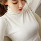High-neck Women's Bottoming Shirt Autumn and Winter High-quality Core-spun Yarn Sweater Trendy Fashion Knit Sweater Sexy Slim Women's Top