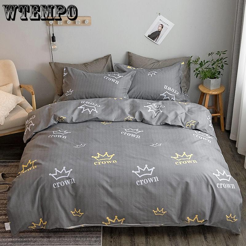 Simple Bedding Three-piece Set Comfortable Homeware Breathable Bedding Soft Fabrics