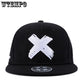 WTEMPOW Tempowtempoxaybzc Unisex Classic 5 Panels Cotton Snapback Cap 3d X Embroidery Mens Fl