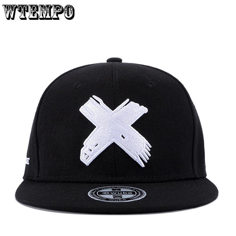 WTEMPOW Tempowtempoxaybzc Unisex Classic 5 Panels Cotton Snapback Cap 3d X Embroidery Mens Fl