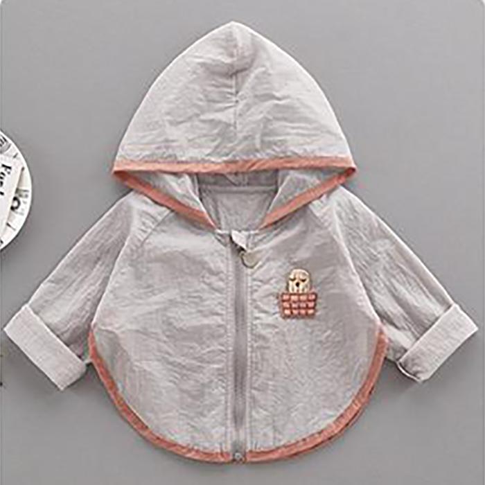 Children's Thin Sunscreen Clothing Summer Cardigan Coat Clothing Ventilation Air Conditioning Shirt Anti mosquito and Insect proof Top
