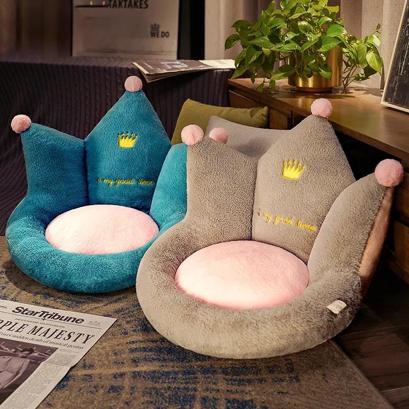 Slope Non-slip Design Thick Plush Cushion Adult Sofa Tatami Pet Bed Soft Anti-static Home Bedroom Balcony Living Room