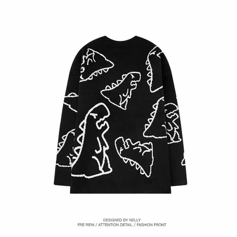 The New Loose-fitting Outer Wear Is Lazy Korean Sweater Top Knit Sweater Short Thick Men and Women Can Wear