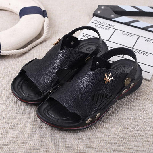 Boys Sandals Summer Student Boys Soft Bottom Non-slip Children's Baby Shoes Children's Beach Sandals