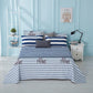 Pure Color Bedding Set, Simple Bedding Sheets, Two Pillowcases, Cotton Cloth, Soft and Comfortable, Sweat-absorbing and Breathable