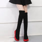 Women's Winter Plush Velvet Over-the-knee Boots Women's High-top Shoes Thick-soled High-tube Boots Women's Elastic Boots Winter Shoes