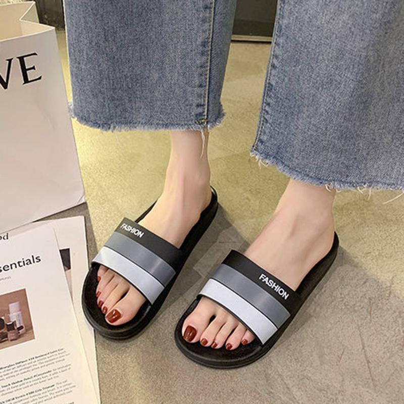 Summer Sandals and Slippers for Home Indoor Home Bathroom Bath Non-slip Plastic Soft Bottom Female Home Slippers It's A Little Bit Smaller