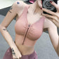 Front Zipper Sports Underwear Women Running Shockproof Gathering Anti-sagging Bra Yoga Fitness Beauty Back Ladies Bra