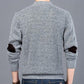 Men Fashion Pullovers Slim Fit Warm Sweater Contrast Color Autumn O-Neck Trendy Sweater