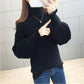 Turtleneck Pullover Women's Sweater Loose Slimming Pullover Fashion All-match Sweater