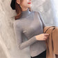 Women's Blouse Slim Short Long-sleeved Warm Thick Sweater Autumn and Winter Turtleneck Sweater