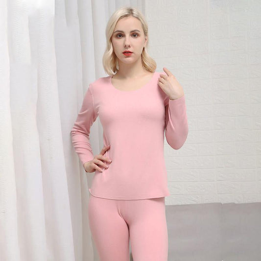 Women Long Sleeve Thermal Underwear Women Winter Thicken Tight Suit Sexy Pajamas Autumn High Elasticity Slim Comfortable Breathable Wearable Versatile
