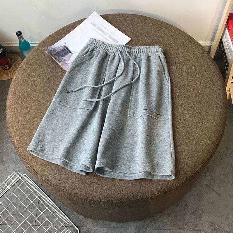 Summer Sports and Leisure Printed Trousers Women's Loose All-match Home Sports Outer Wear Shorts High Waist Trend