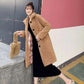 Trend Large size Fur coat Winter Woman's Cotton Wool Coat Winter Cold warm Long sleeve fur jacket