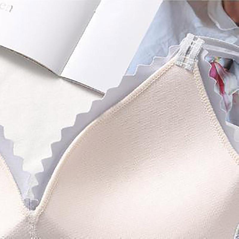 Thin Ice Silk Sexy Skin-Friendly Gathering No Steel Rings Receiving Secondary Breast Ladies Underwear Bra