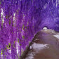 Artificial Wisteria Flower Bean Flower String Violet Plastic Silk Flower Decoration Vine Plant Flower Wedding Fake Flower Rattan