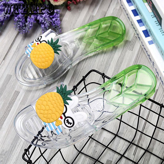 Fashion Fruit Slippers Crystal Shoes Non-slip Lightweight Indoor and Outdoor Slippers