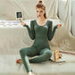 Women Long Sleeve Thermal Underwear Women Winter Thicken Tight Suit Sexy Pajamas Autumn Spring Windproof Soft Lining Slim Body Comfortable Wearable