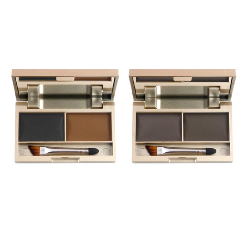 Two-color eyebrow powder tray combination set does not change color eye shadow nose shadow