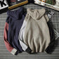 Autumn and Winter Sweater Men's Personality Color Matching Hoodie Loose Large Size Thick Sweater Warm Jacket