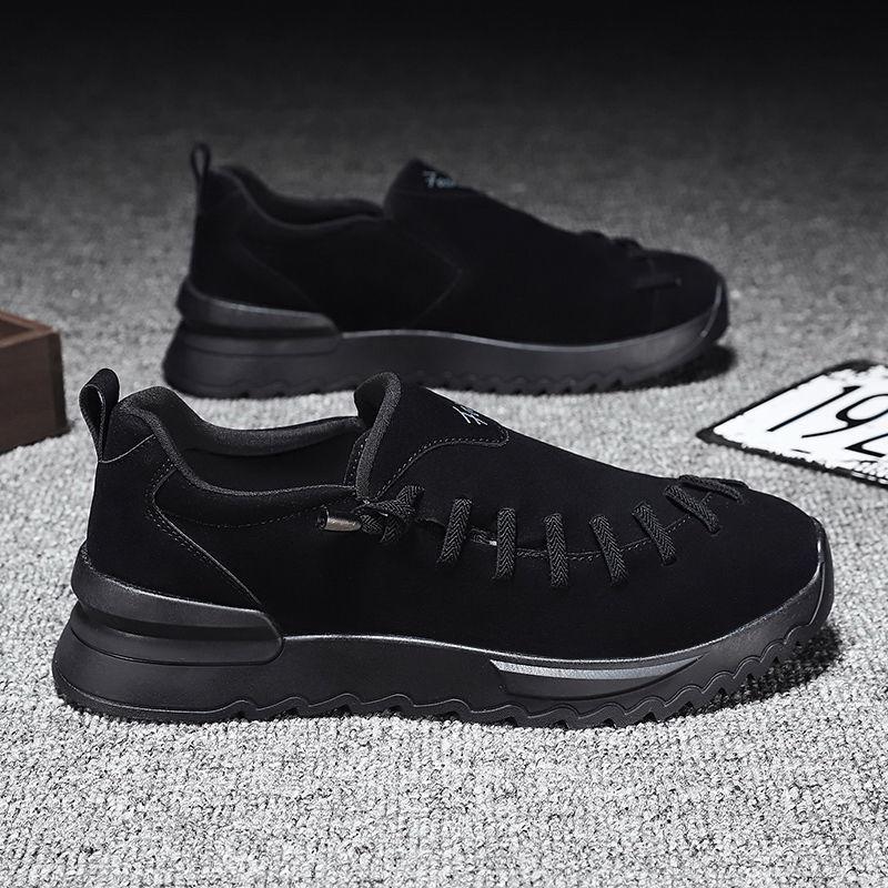Spring Board Shoes Men's Trend Students Casual All-match Breathable Leather Shoes Men's Shoes Men's Summer