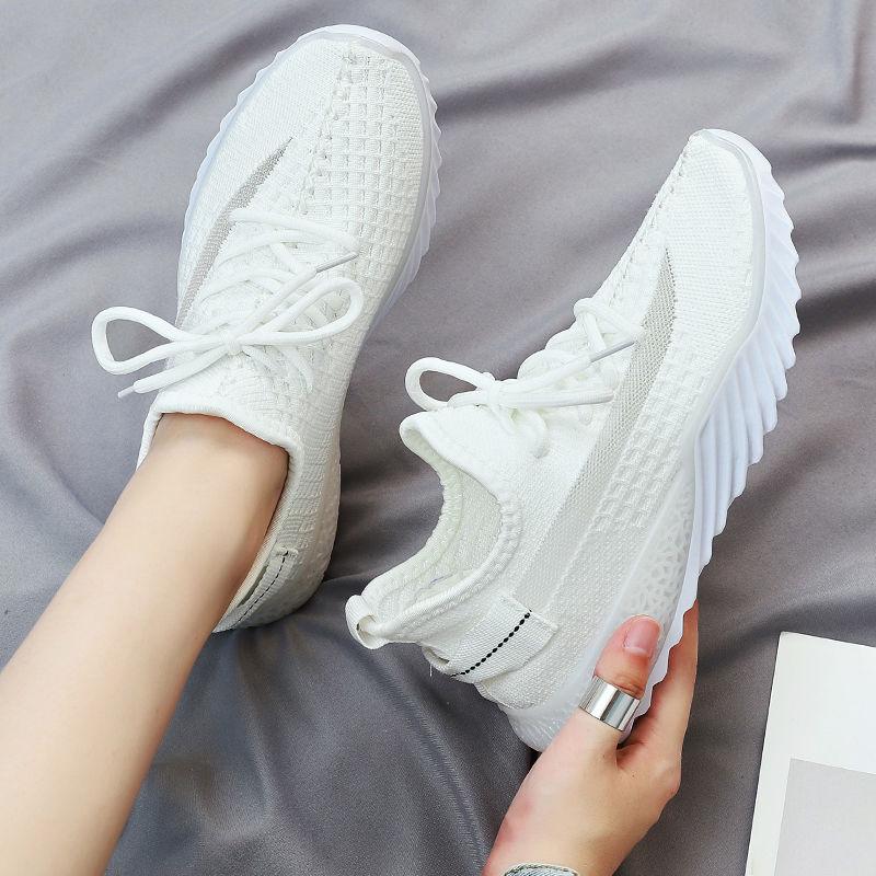 Coconut Shoes Terracotta Warriors Luminous Bottom Fly-woven Mesh Breathable Mesh Shoes Soft Sneakers