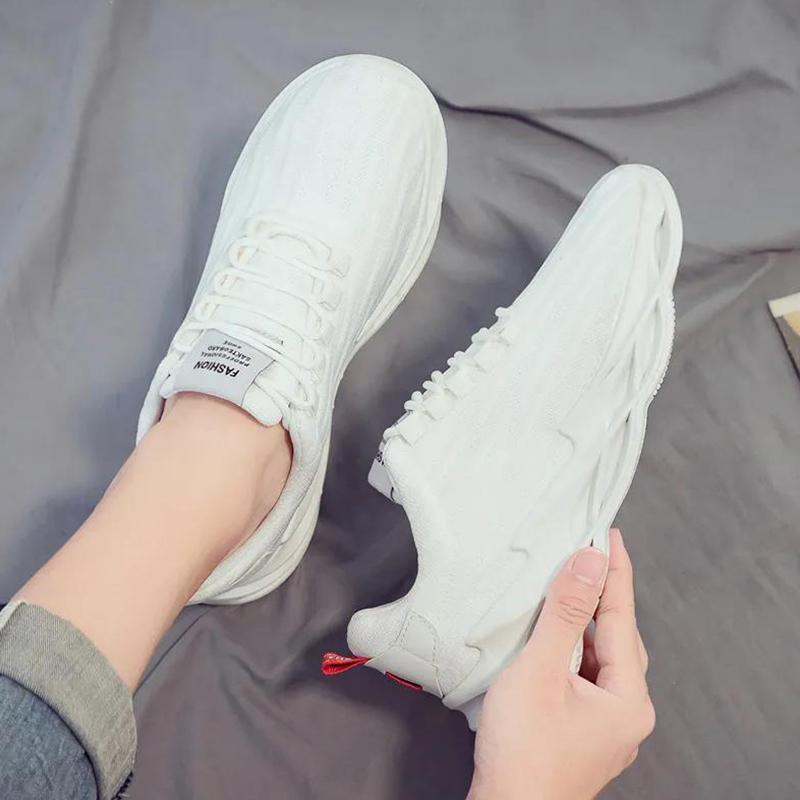 Summer Breathable Net Shoes Korean Style Trendy Canvas Men's Shoes All-match Casual Sports Shoes