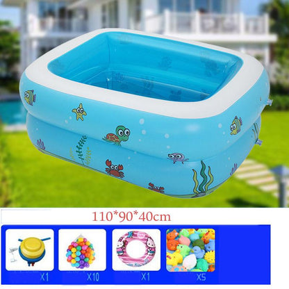 Children's Inflatable Swimming Pool Household Thickened Scratch-resistant Foldable Large Baby Bathtub Inflatable Bathtub