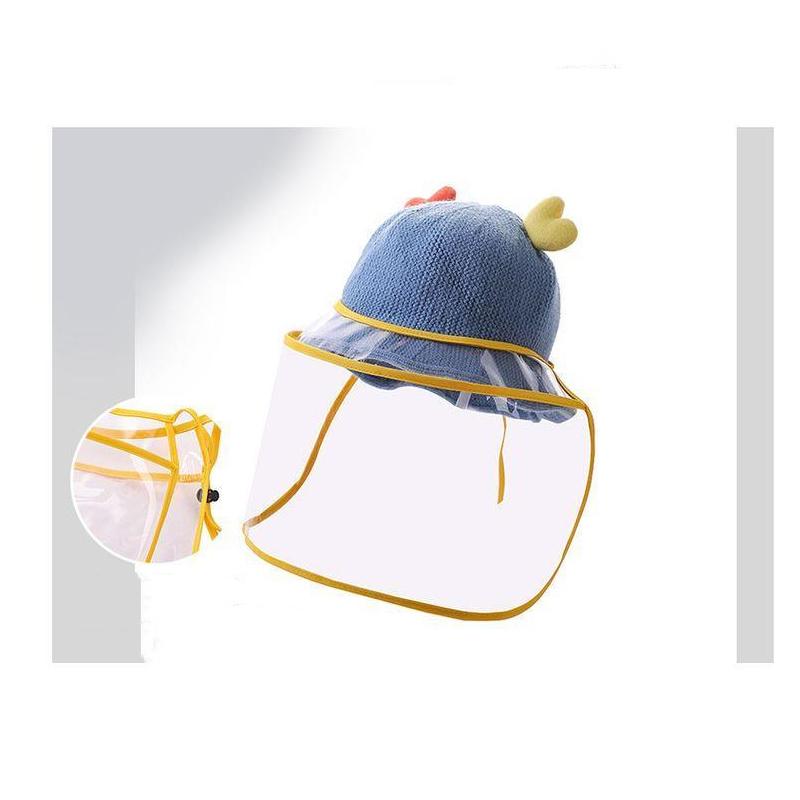 Baby Out Protective Cover Baby Anti Droplet Cap Winter Children's Mask Wool Protective Cap Wind Proof Detachable
