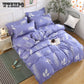 Brand Duvet Cover Sets Retro Blue Quilt Duvet Cover Bed Sheet Home Textile Bedroom