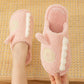 Designed Cotton Slippers Warm In Autumn and Winter Flat Shoes Non-slip Slippers Indoor Leisure and Entertainment