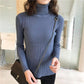 Turtleneck Sweater Women's Autumn and Winter Pullovers Slim Fit and Warm All-match Western Style Fashion Knitted Bottoming Shirt