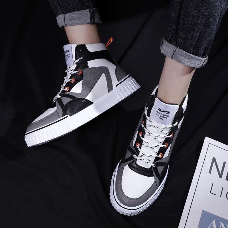 Spring and Summer Men's High-top Shoes Korean Version of The Trend of All-match Casual Shoes Men's Sports Shoes
