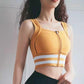 Women's Zipper Fitness Bra Sports Underwear Shockproof Running Yoga Bras Gathering Anti-sagging Outside Wearing Vest Yoga Underwear