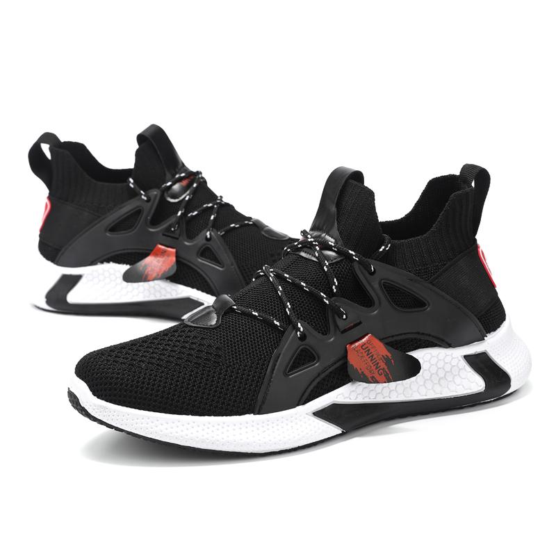 Sports Shoes Men's Running Shoes Korean Style Breathable Casual Men's Shoes Fashion Student Tennis Shoes Men