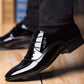 Men Dress Shoes Business Wedding Shoes Male Formal Shoes PU Leather Oxfords Pointed Toe Loafers shoe