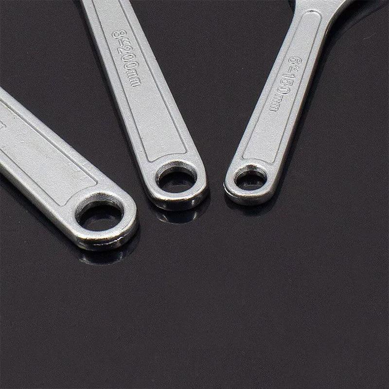 Adjustable Wrench Aluminum Alloy Large Open End Wrench Universal Wrench Plumbing Screw Bathroom Repair Tool