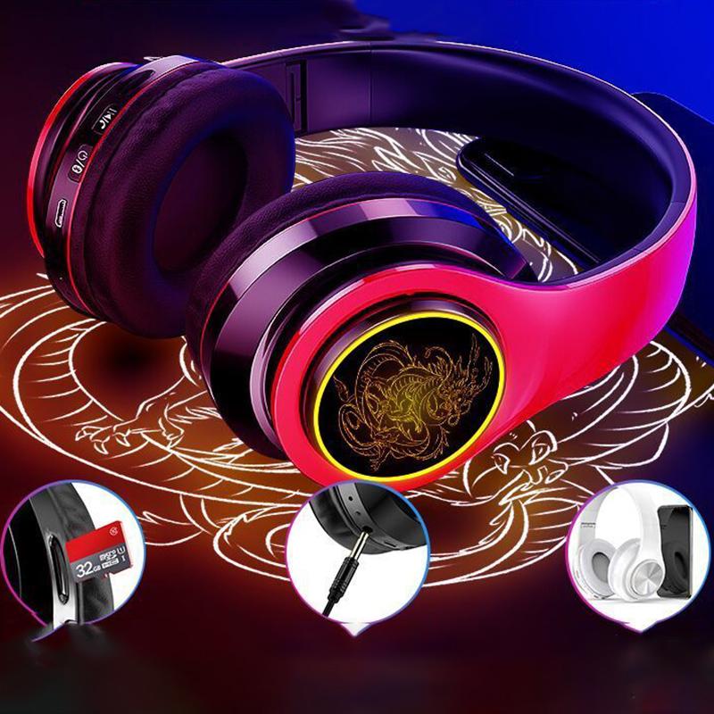 Wireless Bluetooth Headset Gaming Headset Mobile Phone Universal Subwoofer Headset
