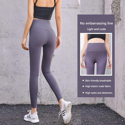 Peach Buttocks Yoga Pants Women's Plastic Slim Elastic High Waist Butt Lift Fitness Pants Bodybuilding Leggings Gym Sports Leggings Jogging Trousers