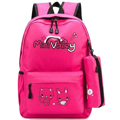 School Bag Female Elementary School Junior High School Student Campus Girl Backpack Cute All-match Large-capacity Backpack