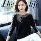 Ethnic Style  Printed Woollen Sweater  Short Cashmere Sweater Women O-Neck Loose Plus Size Knit Pullover Sweater Jumper