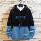 Spring Trend Sweater Suit Teen Clothing Hooded Pullover Campus Student Sportswear Casual Loose Sport Suit Men
