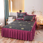 Princess Wind Double Bed Skirt Simmons Protection Korean Version Non-slip One-piece Bed Sheet Pillowcase Bedspread Protective Cover