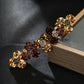 Decorative Hairpin Female Elegant Word Clip Medium Horizontal Clip Temperament Flower Hairpin Ball Hair Clip Shiny Hair Clip